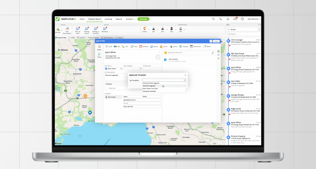 ServiceM8 Training UK ServiceM8 14 — Job Card Improvements